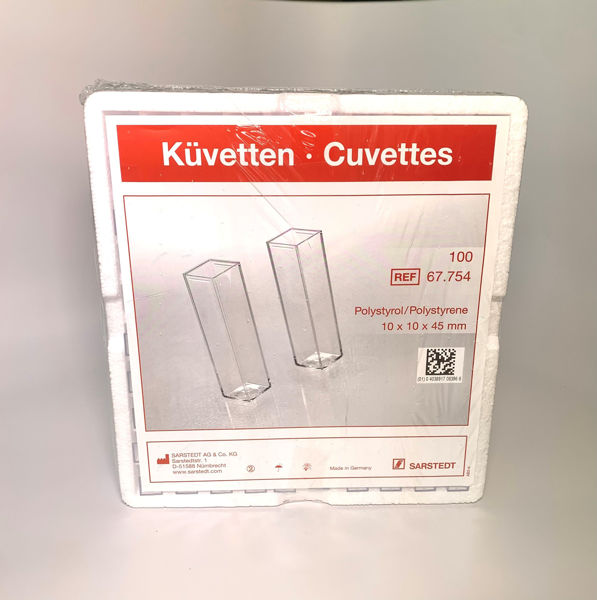 Picture of Cuvettes 10mm 2-4ml 100 pack